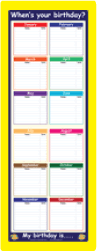 Student Birthday Chart